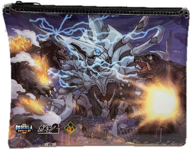 ゴジラバトルライン/GODZILLA BATTLE LINE ポーチ(ゴジバトキャラクターver.)[東宝]《発売済・在庫品》
