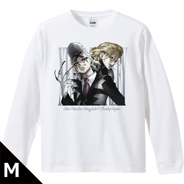 Dr.STONE リブ付ロングスリーブTシャツ ゼノ＆スタンリー Mサイズ[アズメーカー]