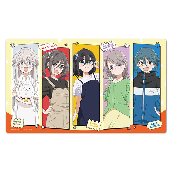 mono キャラクターラバーマット さつき、アン、桜子、春乃＆たいしょう、華子[アズメーカー]