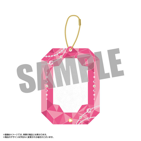 amieオリジナル ジュエリーアクリルフレーム 宝石ver. 2.ピンク[amie]