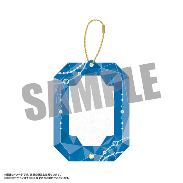 amieオリジナル ジュエリーアクリルフレーム 宝石ver. 5.ブルー[amie]