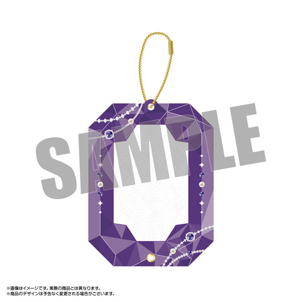 amieオリジナル ジュエリーアクリルフレーム 宝石ver. 6.パープル[amie]