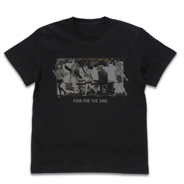 日々は過ぎれど飯うまし Tシャツ/BLACK-M[コスパ]