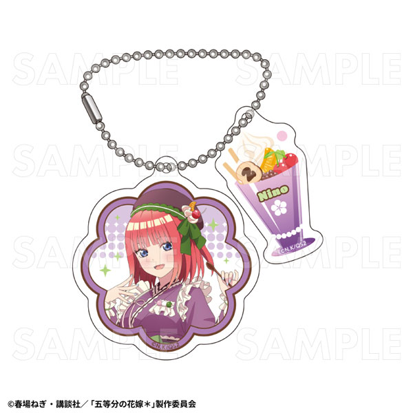 五等分の花嫁* 和パフェドレスver. 2連アクリルキーホルダー 中野二乃[ティームエンタテインメント]《発売済・在庫品》