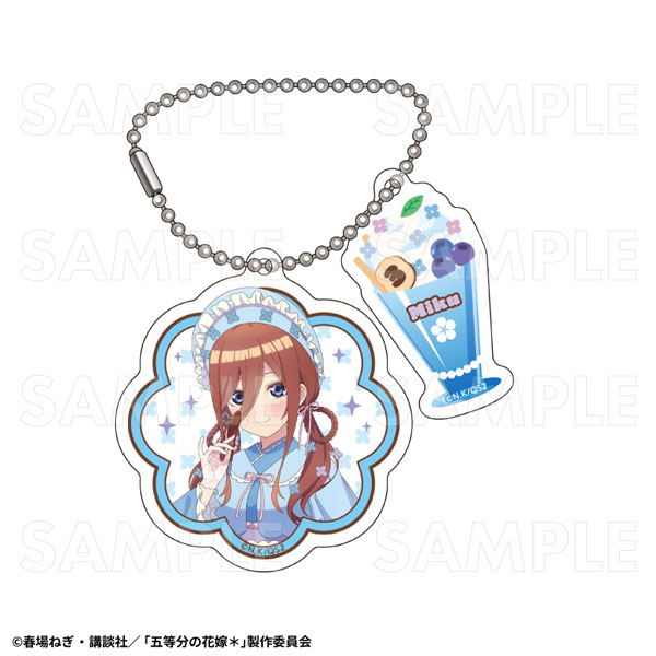 五等分の花嫁* 和パフェドレスver. 2連アクリルキーホルダー 中野三玖[ティームエンタテインメント]《発売済・在庫品》