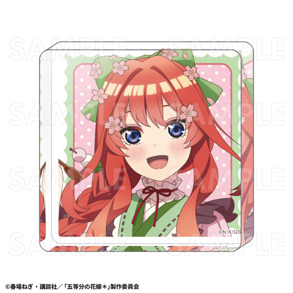 五等分の花嫁* 和パフェドレスver. アクリルミニブロック 中野五
