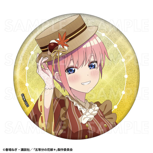五等分の花嫁* 和パフェドレスver. 76mmグリッター缶バッジ 中野