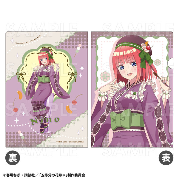 五等分の花嫁* 和パフェドレスver. クリアファイル 中野二乃