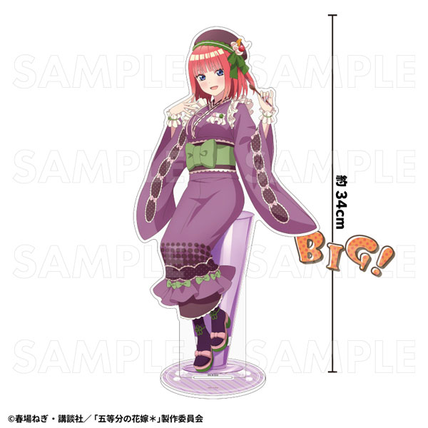 五等分の花嫁 スマイルベースカフェ 晴れ着 まとめ売り 特大アクリルスタンド 五等分の花嫁 スマイルベースカフェ 晴れ着 まとめ売り 特大