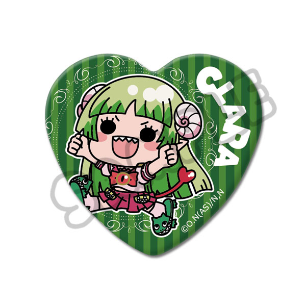 魔入りました！入間くん コミケ ハート缶バッジ クララ アニメ『魔入りました！入間くん』ハート型缶バッジ MC(ウァラク