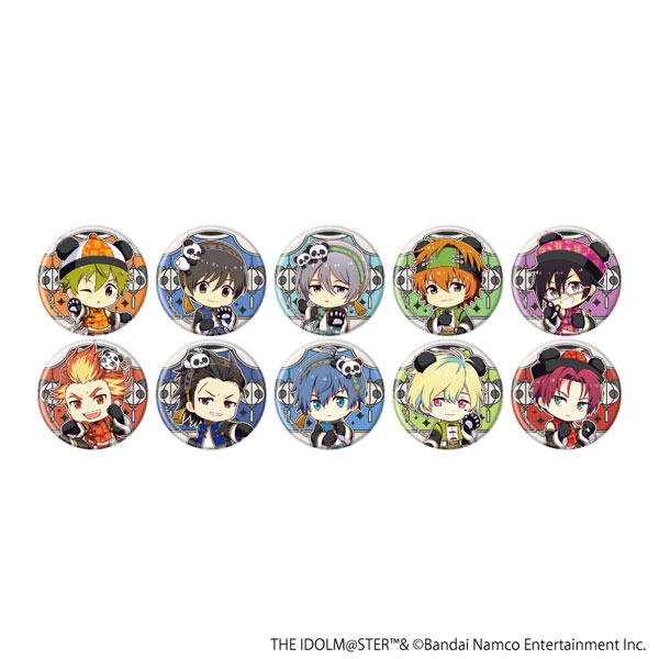 缶バッジ「アイドルマスター SideM」18/ミニキャライラスト 10個