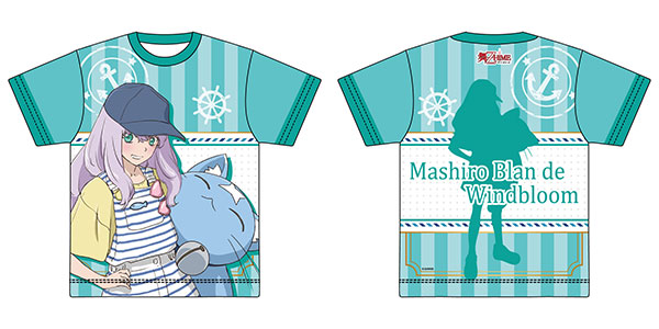 舞-乙HiME 描き下ろし フルグラフィックTシャツ マシロ・ブラン・ド・ヴィントブルーム[みどびよ！]