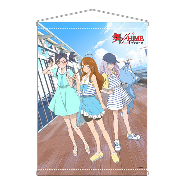 舞-乙HiME 描き下ろし A＆J製B2タペストリー[みどびよ！]