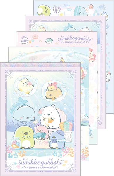 MH27501 すみっコぐらし ぺんぎんラグーン メモパッド[サンエックス]《発売済・在庫品》