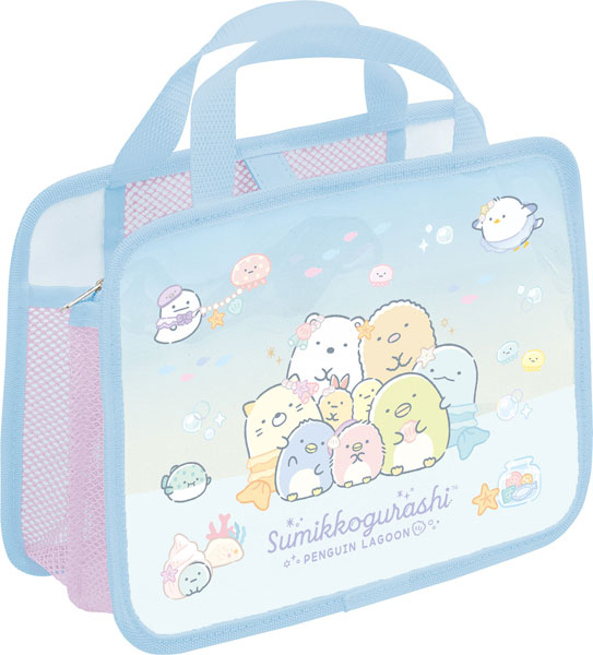 CA72601 すみっコぐらし ぺんぎんラグーン ビニールバッグ[サンエックス]《発売済・在庫品》