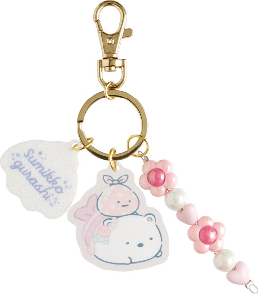 AB34001 すみっコぐらし ぺんぎんラグーン アクリルキーホルダー しろくま[サンエックス]《発売済・在庫品》