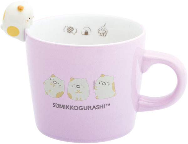 TK23805 すみっコぐらし マスコット付マグカップ ねこ