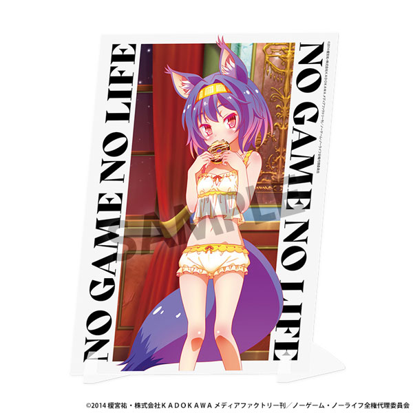 ノーゲーム・ノーライフ 描き下ろしビジュアルアクリルプレート 初瀬いづな ナイトウェア ver.[ホビーストック]