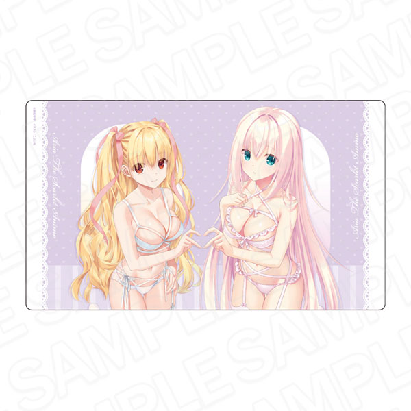 緋弾のアリア ラバーデスクマット 理子＆リサ ボンテージ