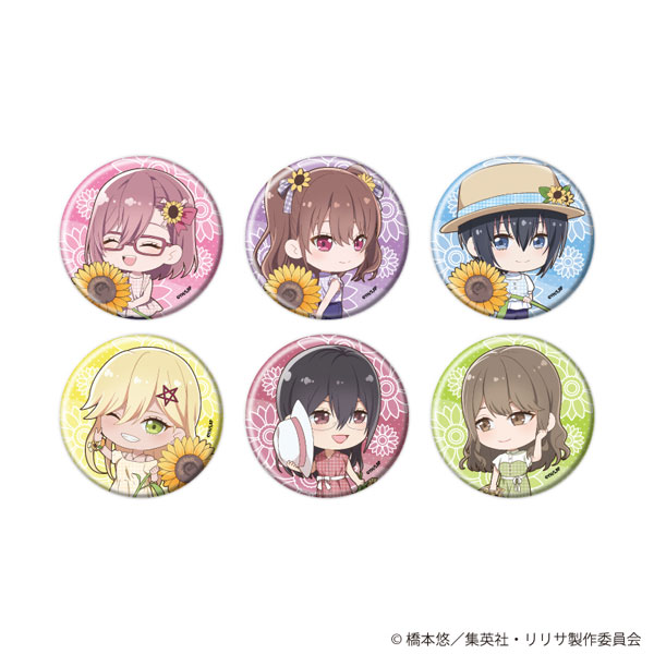 缶バッジ「2.5次元の誘惑」06/ひまわりver. ミニキャライラスト 6個入りBOX[A3]《在庫切れ》