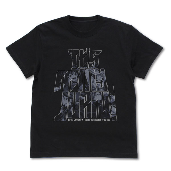 遊☆戯☆王ARC-V 榊遊矢＆ユート＆ユーゴ＆ユーリの「俺達のターン！」 Tシャツ/BLACK-S[コスパ]
