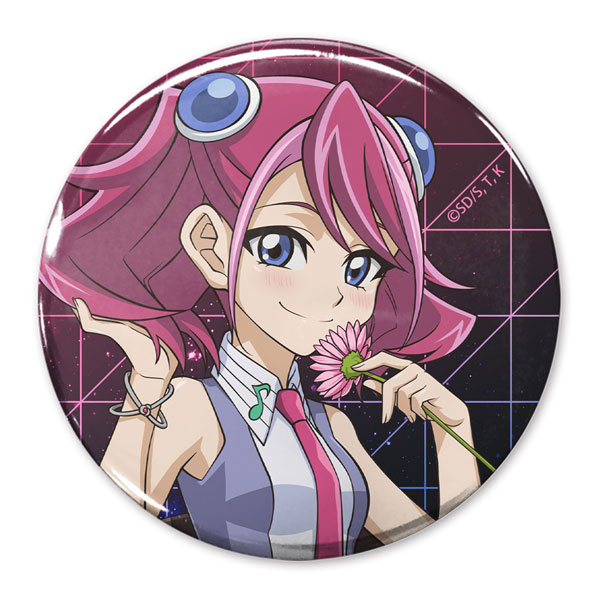 遊☆戯☆王ARC-V 描き下ろし 柊柚子 65mm缶バッジ 一輪のゆらめきVer.[コスパ]