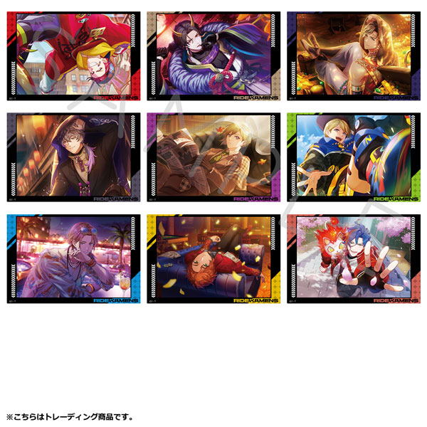 『ライドカメンズ』第2弾 クリアカードステッカー 9個入りBOX[シンクイノベーション]