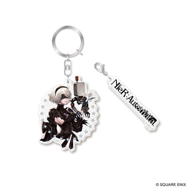 NieR Series 15th Anniversary アクリルキーホルダー 2B＆ポッド042[スクウェア・エニックス]