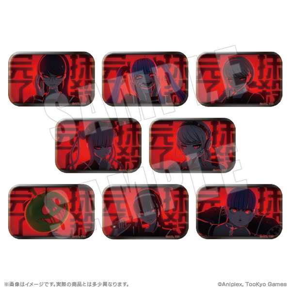 HUNDRED LINE -最終防衛学園- トドメ スクエアカンバッジコレクション Vol.2　8個入りBOX[empty]