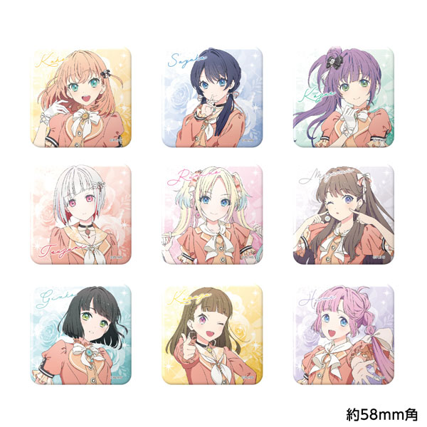 ラブライブ！蓮ノ空女学院スクールアイドルクラブ トレーディング描き下ろしスクエア缶バッジ 9個入りBOX[キャラバン]