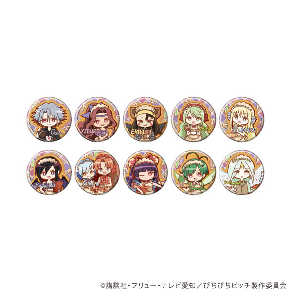 缶バッジ「マーメイドメロディーぴちぴちピッチ」03/レトロ喫茶ver. レトロアートイラスト 10個入りBOX[A3]