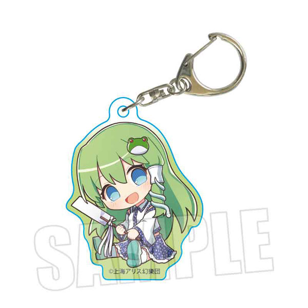 東風谷早苗 制服 アクリルキーホルダー コロコロうどん 東方Project 東風谷早苗 制服 アクリルキーホルダー コロコロうどん 東方Project