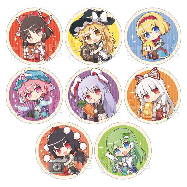 東方Project トレーディング缶バッジ ぎゅぎゅっと Part2　8個入りBOX[ベルハウス]