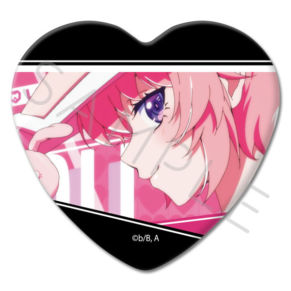 アニメ「TO BE HERO X」ハート型缶バッジ 6. ロリ[シンク