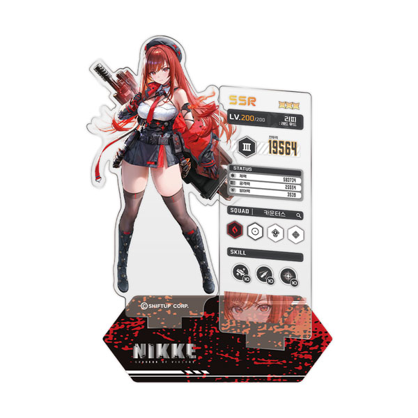 「勝利の女神：NIKKE」 アクリルスタンド ラピ レッドフードver.[ESTAREGG Co.]