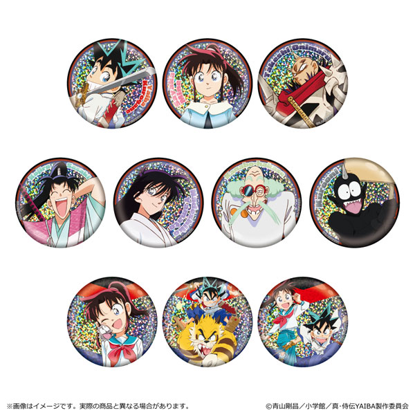 真・侍伝YAIBA ホログラム缶バッジ 第二弾 10個入りBOX[清水産業
