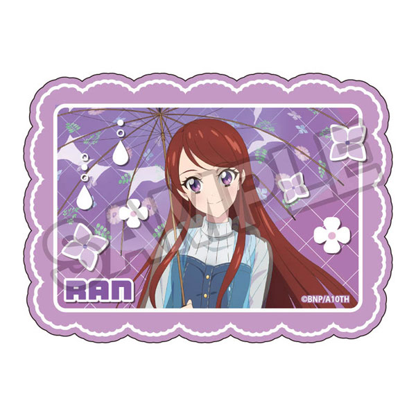 アイカツ 紫吹蘭 ステッカー アイカツ！ ダイカットステッカー 紫吹 蘭 制服 アイドル アニメ