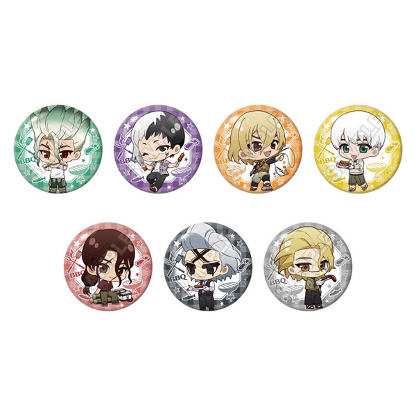 Dr.STONE ちびっつ！ バーベキュー 缶バッジ 7個入りBOX[GRANUP]