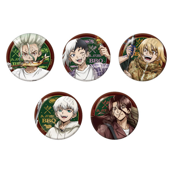 Dr.STONE バーベキュー 缶バッジ 5個入りBOX