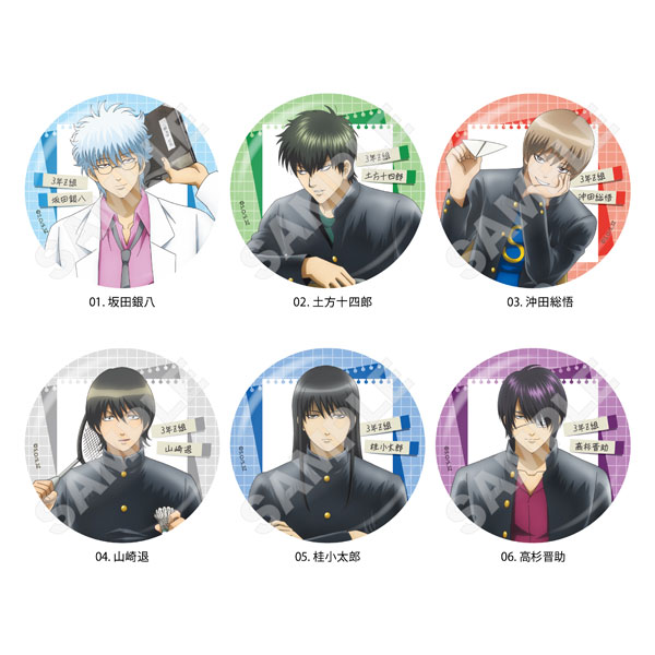 3年Z組銀八先生 缶バッジ 01 BOXA 6個入りBOX[CS.FRONT]《10月