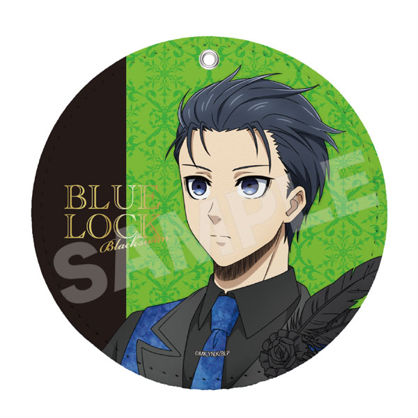 ブルーロック ブラックスワン レザーコースターキーホルダー 01 潔世一（再販）[CS.FRONT]《１２月予約》