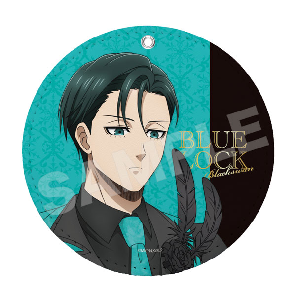 ブルーロック ブラックスワン レザーコースターキーホルダー 06 糸師凛（再販）[CS.FRONT]《１２月予約》