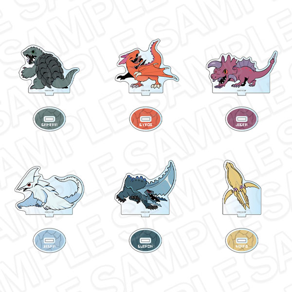GAMERA -Rebirth- ミニアクリルスタンド(ブラインド) デフォルメ ver. 6個入りセット[コンテンツシード]