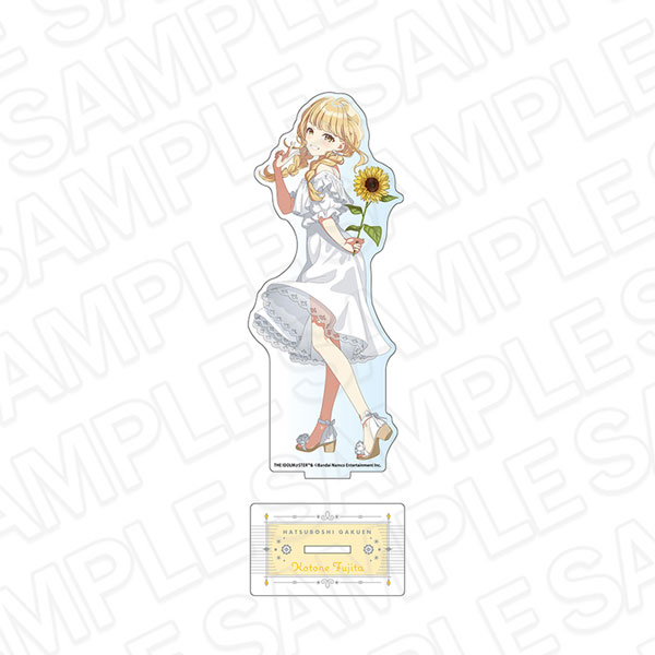 ゆ*様 藤田ことね 特大アクリルフィギュア sunflower ver. 非売品 学園アイドルマスター デカアクリルスタンド 藤田ことね