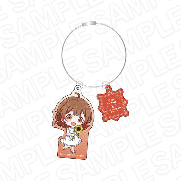 学園アイドルマスター ワイヤーキーホルダー 花海佑芽 sunflower