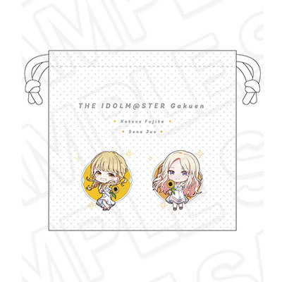 学園アイドルマスター 巾着 C sunflower ミニキャラ ver.[コンテンツシード]《１１月予約》