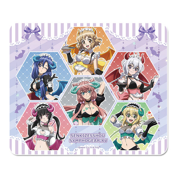 戦姫絶唱シンフォギアXV 描き下ろし マウスパッド 小悪魔ウェイトレス[シーズナルプランツ]