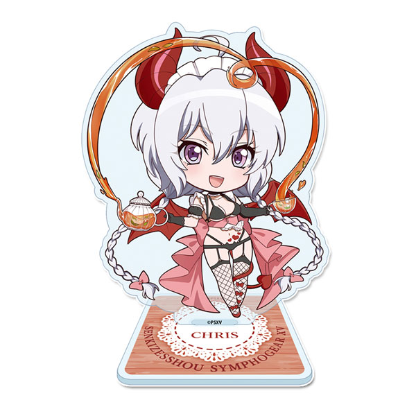 戦姫絶唱シンフォギアXV ぷちちょこ アクリルスタンド 雪音クリス 小悪魔ウェイトレス[シーズナルプランツ]