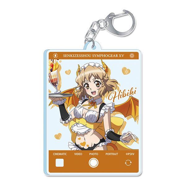 戦姫絶唱シンフォギアXV 描き下ろし アクリルキーホルダー 立花響 小悪魔ウェイトレス[シーズナルプランツ]
