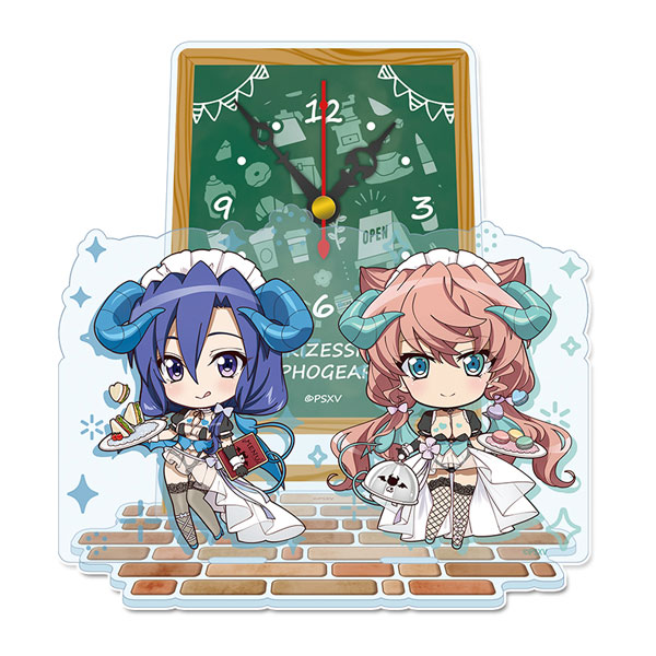戦姫絶唱シンフォギアXV ぷちちょこ ミニアクリル置時計 風鳴翼＆マリア 小悪魔ウェイトレス[シーズナルプランツ]